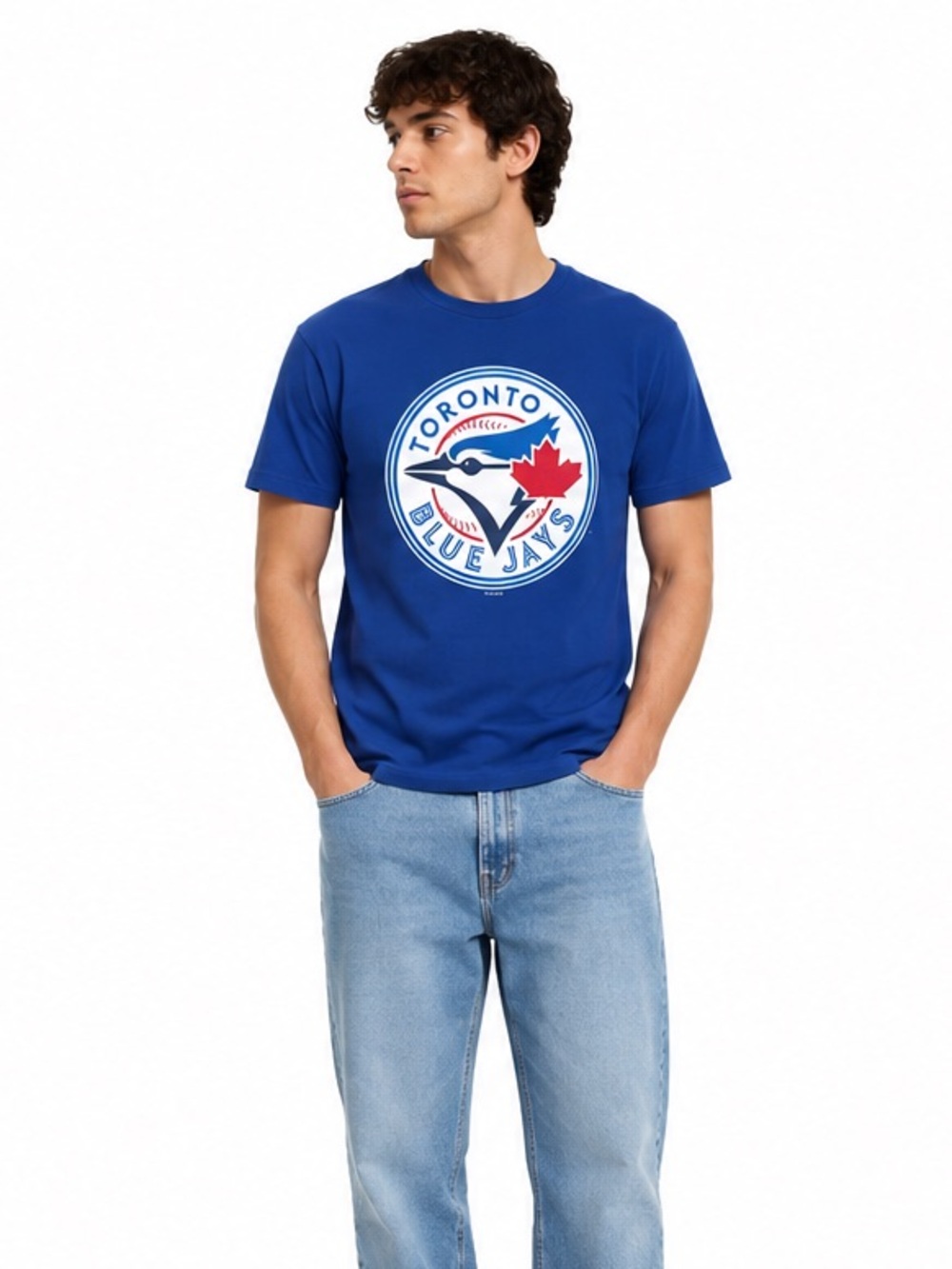 Toronto Blue Jays MLB Royal Blue Logo Graphic T-Shirt Men’s Medium